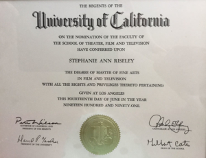 Masters Degree UCLA